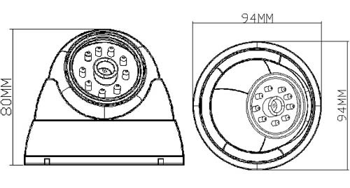 OMV-W685AHBB94A Dimensions